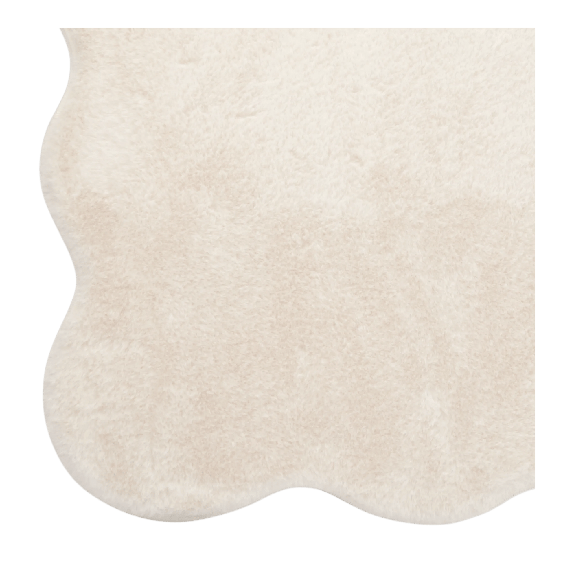 Scalloped Edge Faux Fur Rug mysite