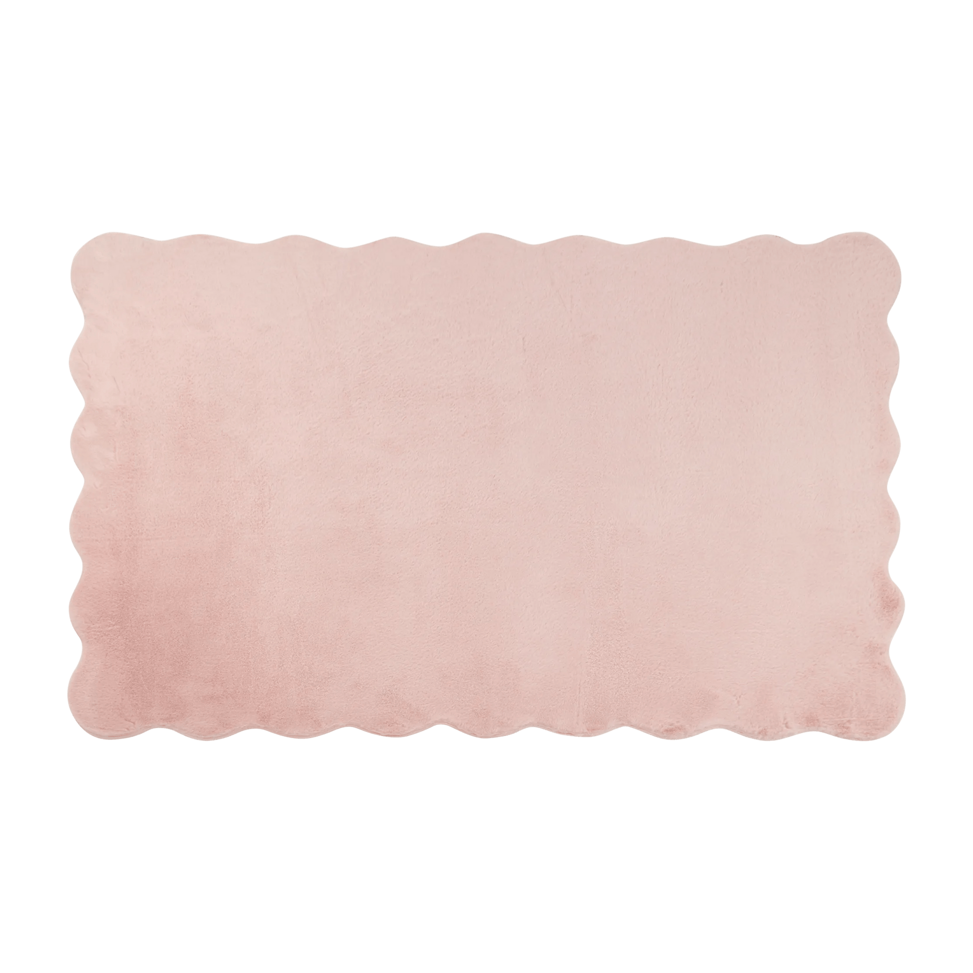 Scalloped Edge Faux Fur Rug mysite