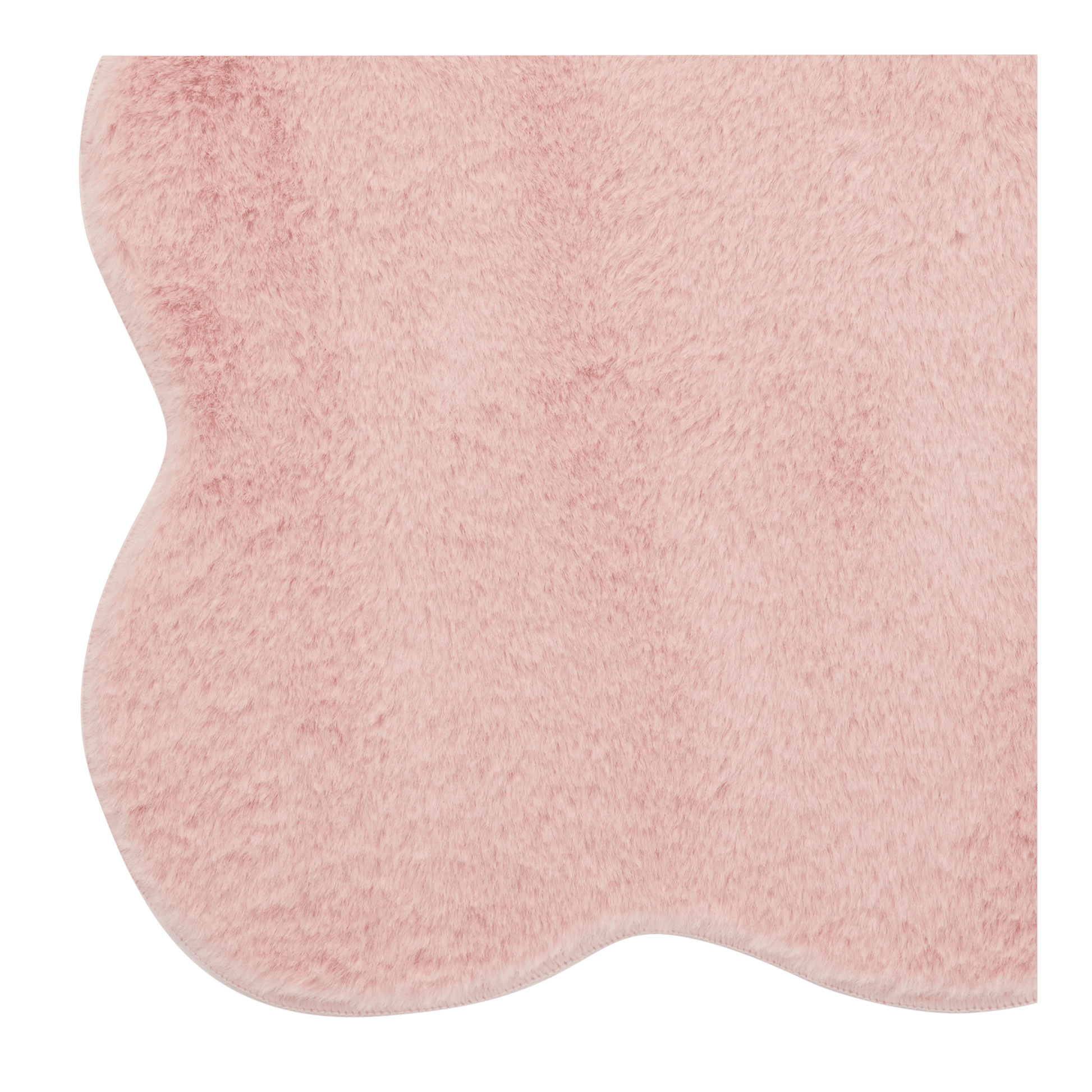 Scalloped Edge Faux Fur Rug mysite