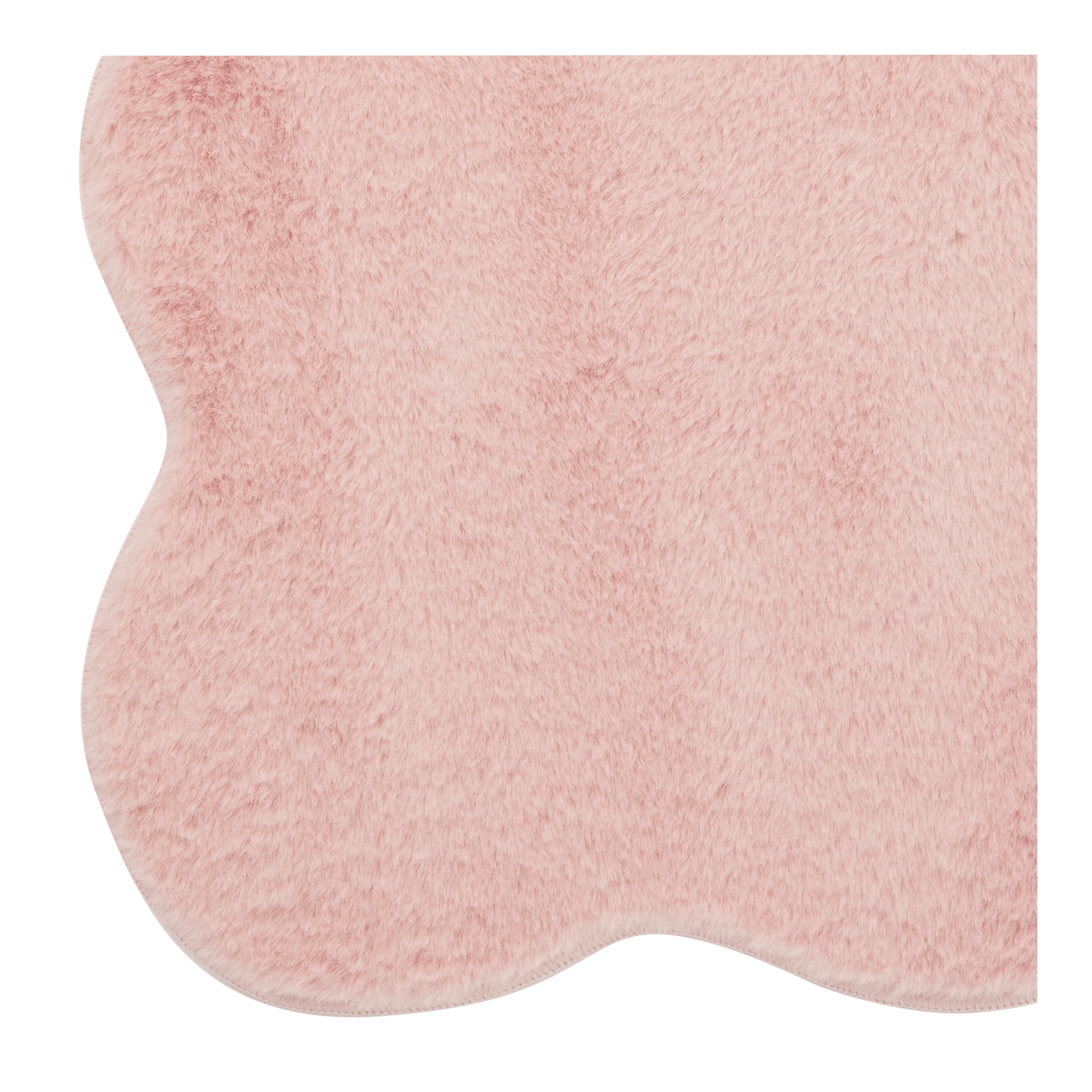 Scalloped Edge Faux Fur Rug mysite