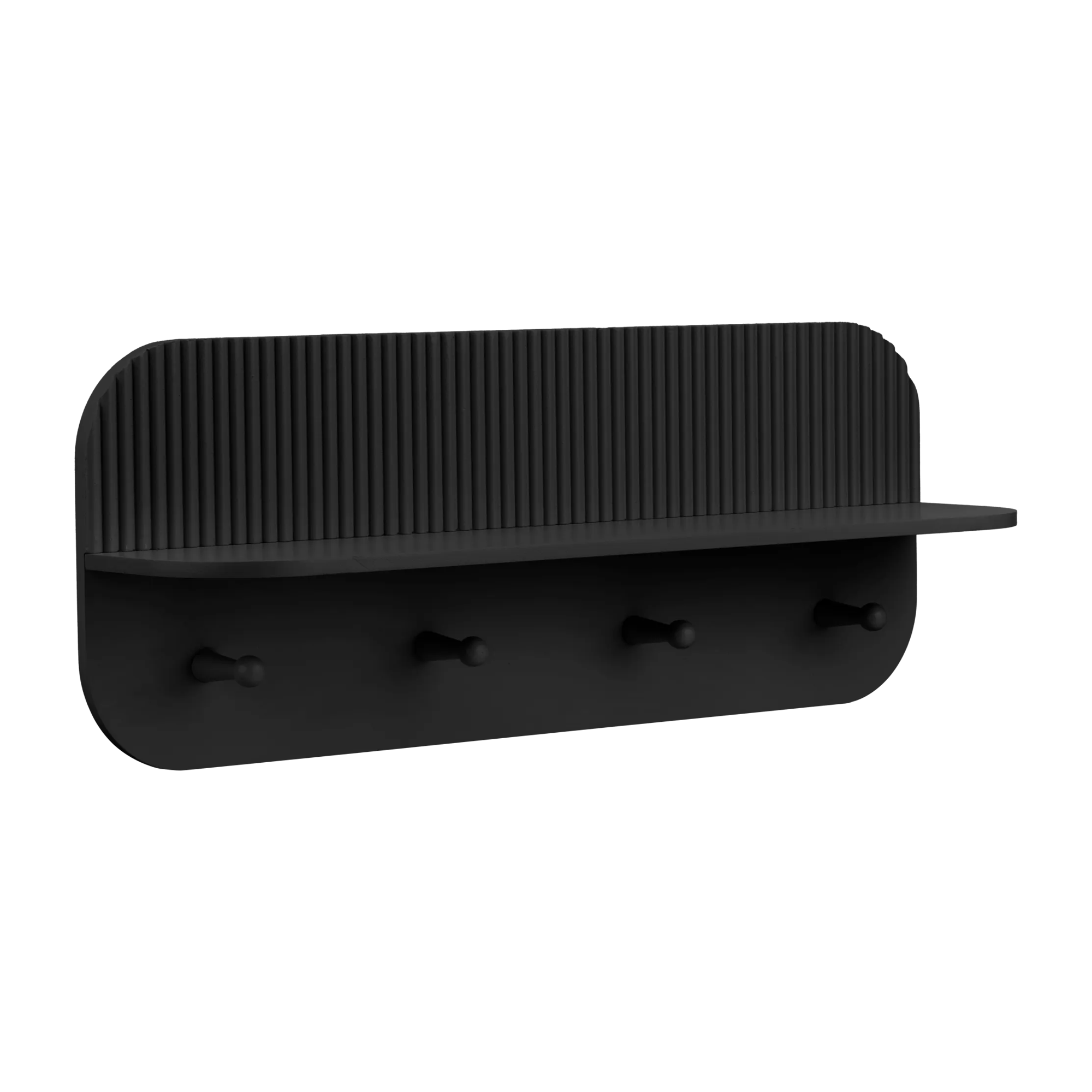 Wall Shelf with Hooks mysite