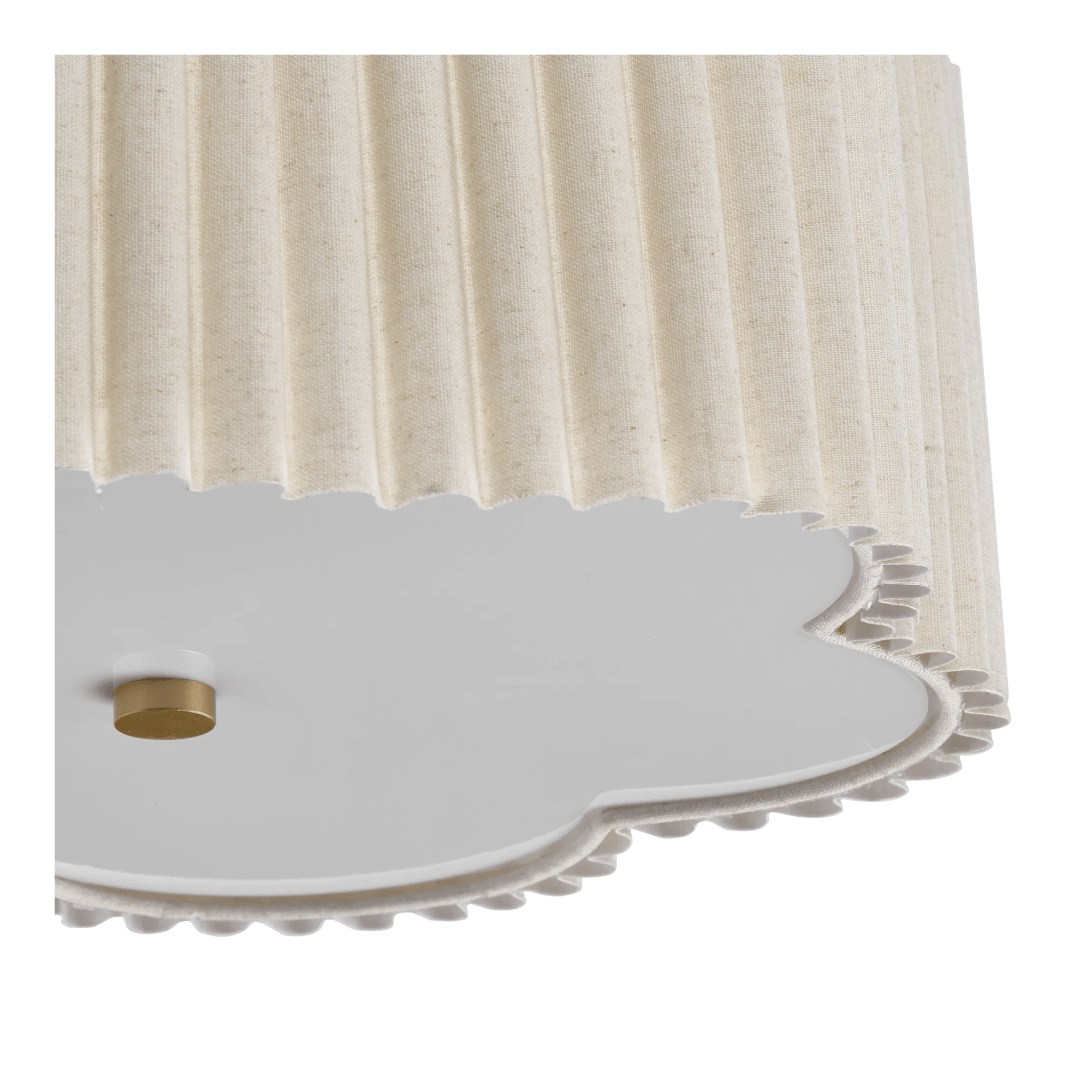 Pleated Linen Ceiling Lamp mysite