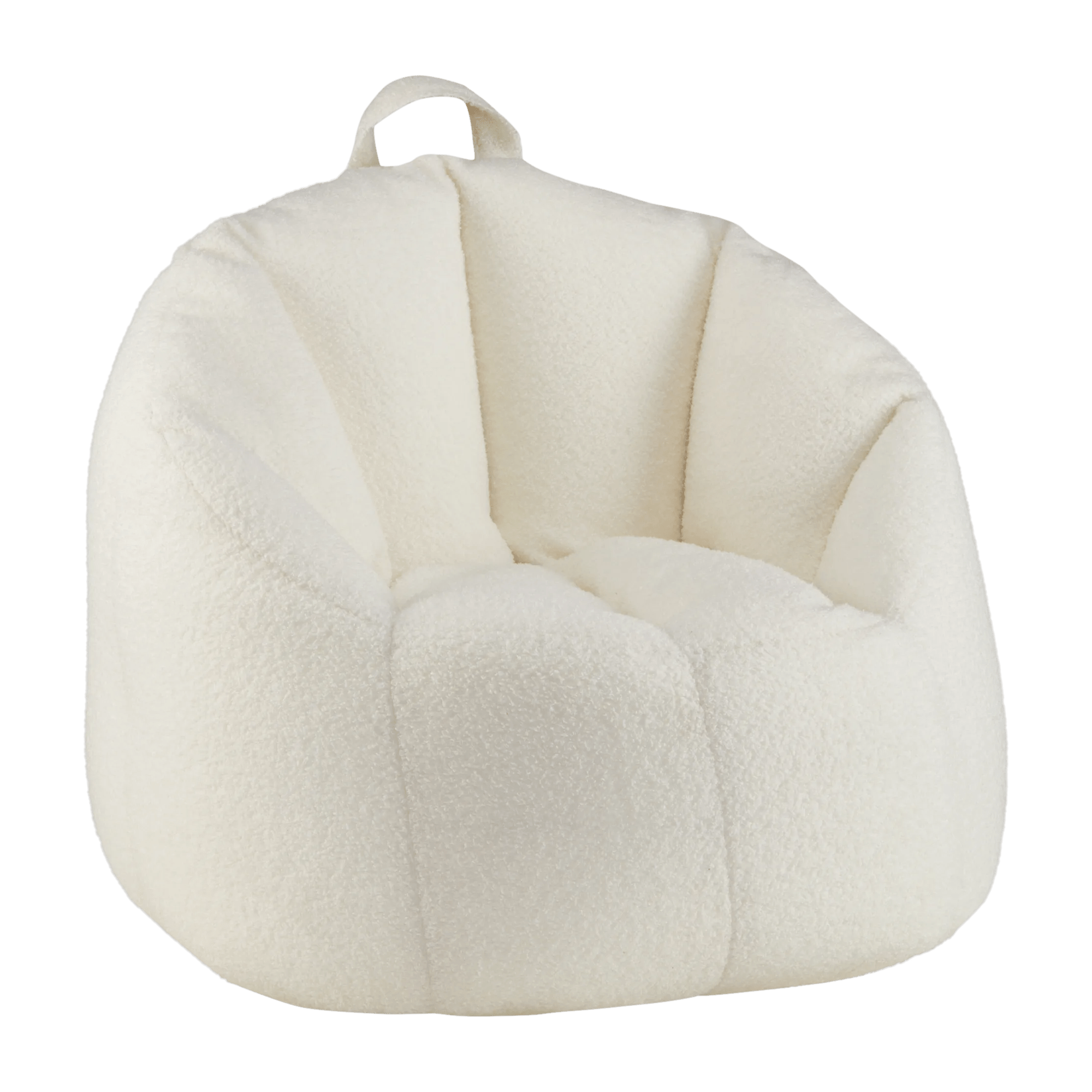 Off White Boucle Bean Bag mysite