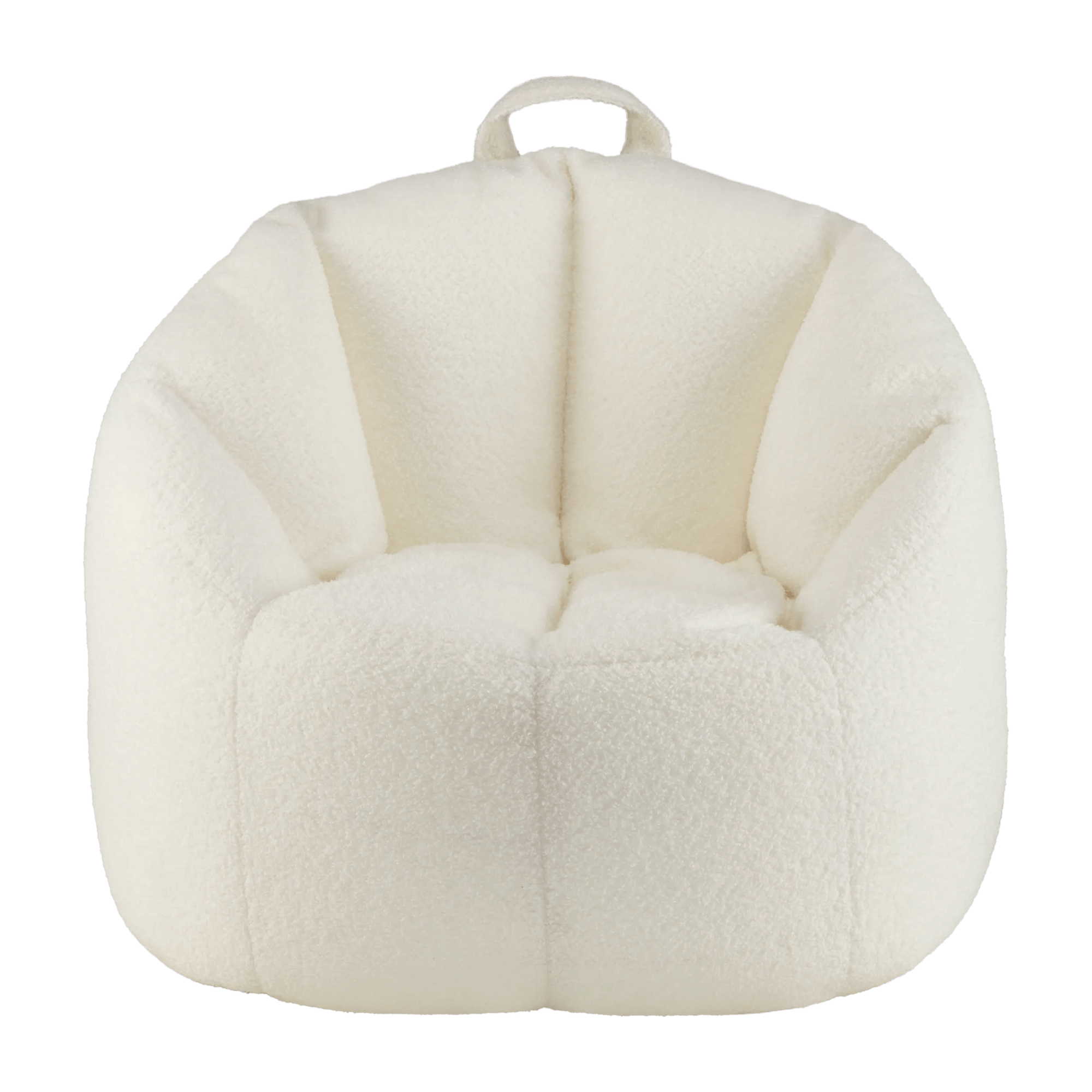 Off White Boucle Bean Bag mysite