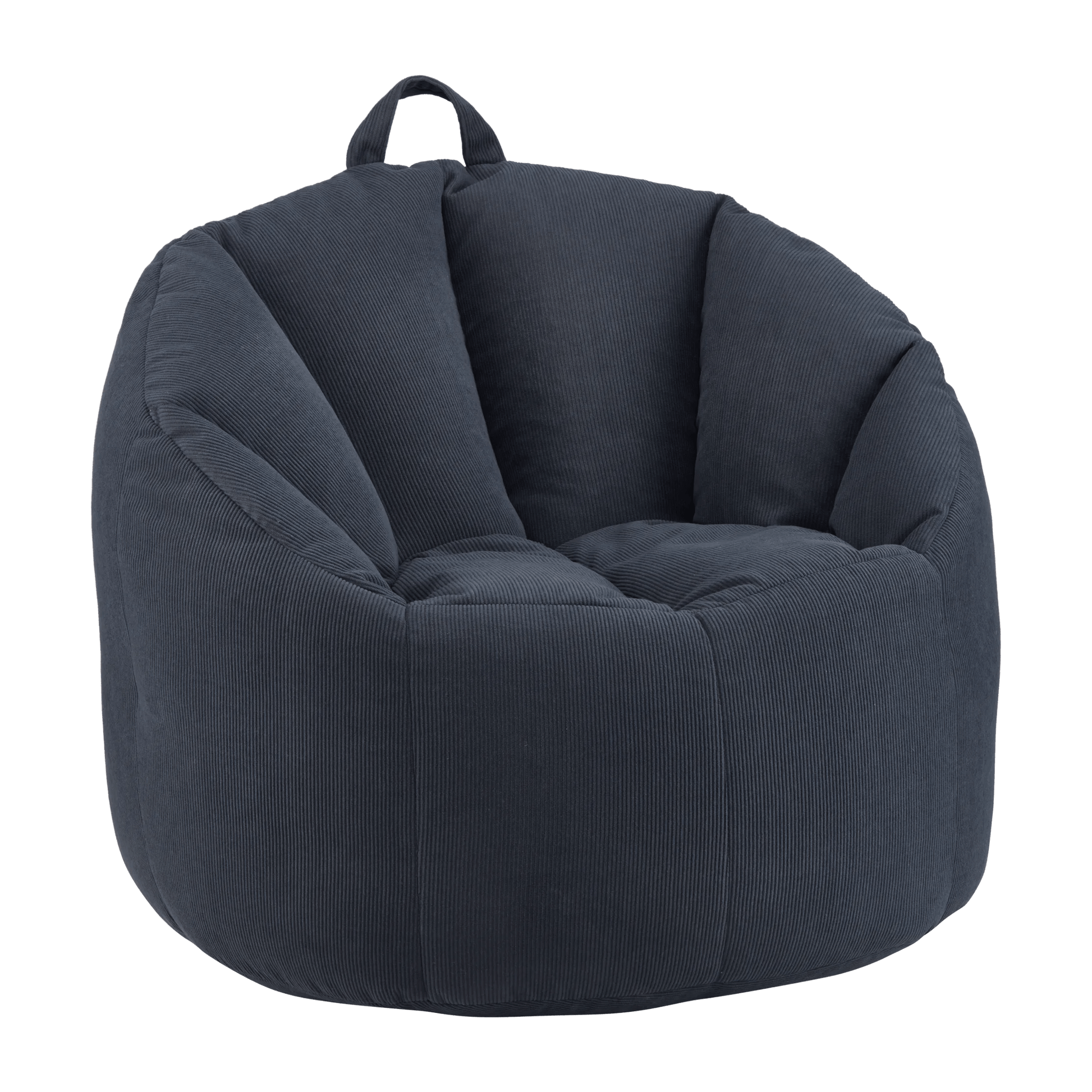 Corduroy Bean Bag in Blue mysite