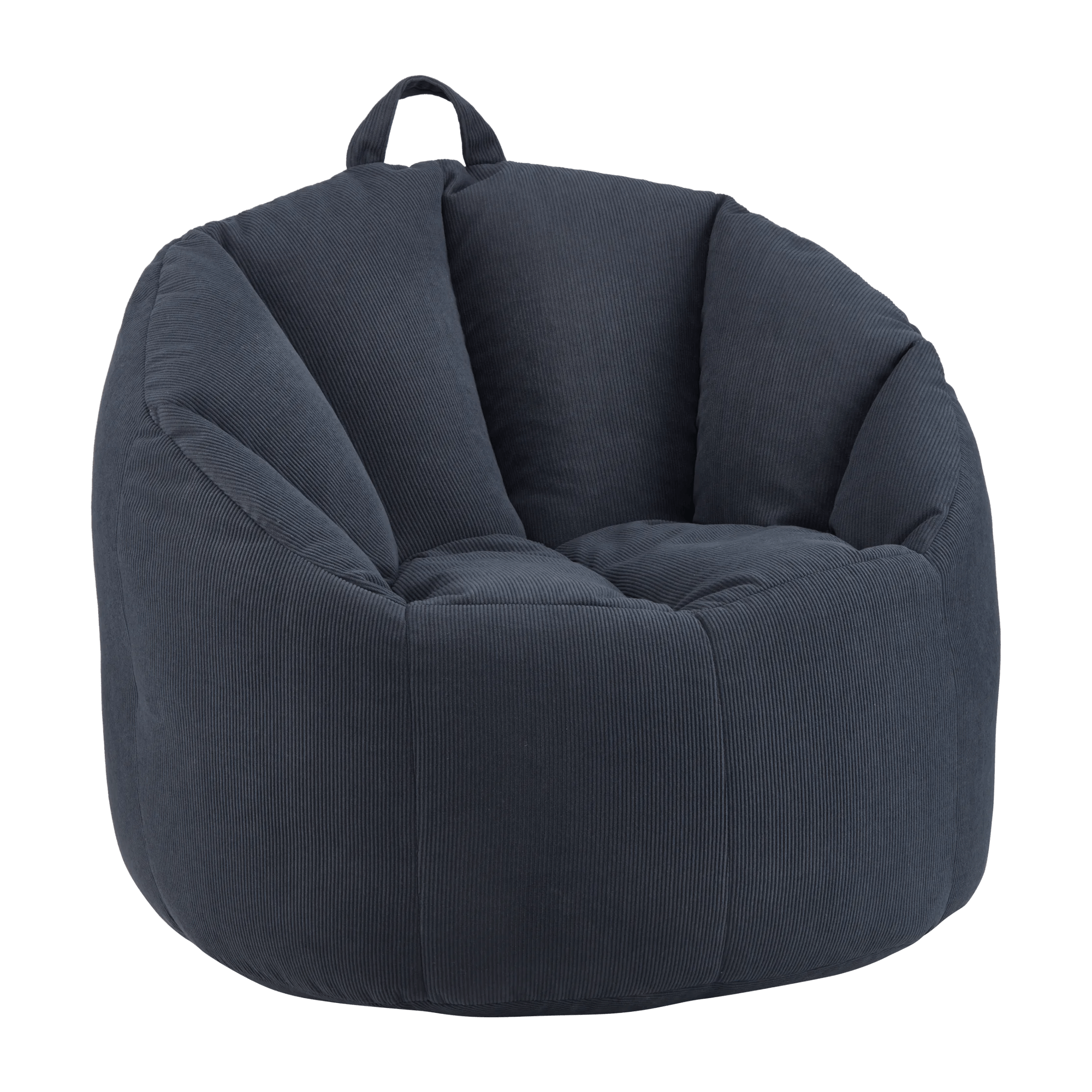Corduroy Bean Bag in Blue mysite