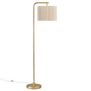 Gold Floor Lamp Pleated Shade mysite