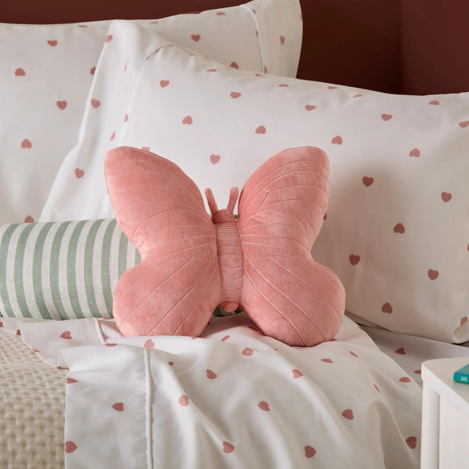 Blanka Pink Butterfly Decorative Cushion mysite